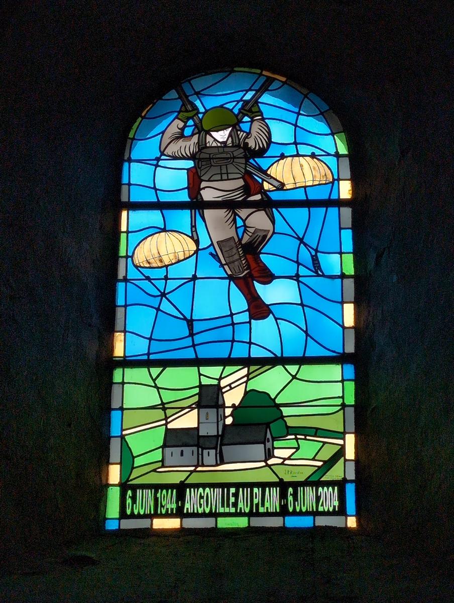 Vitrail de l'Église d'Angoville